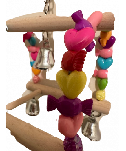 Parrot-Supplies Tweet Heart Birdie Play Pad Parrot Toy Swing Parrot-Supplies Tweet Heart Birdie Play Pad Parrot Toy Swing